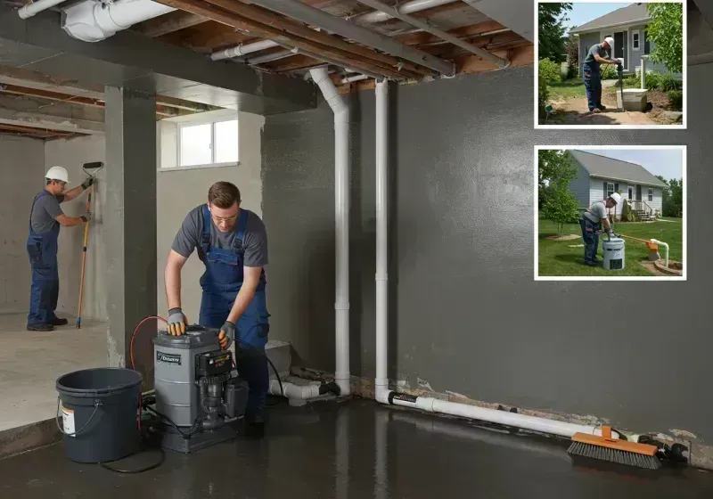 Basement Waterproofing and Flood Prevention process in New Britain, PA